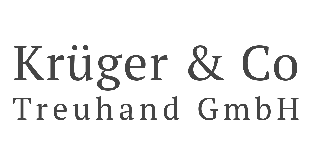 Krüger & Co.
Treuhand GmbH
Steuerberatungsgesellschaft
